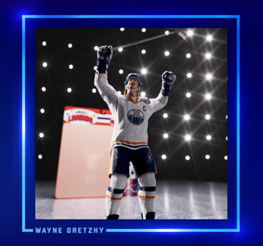 Wayne Gretzky NFT 在冰上的图像