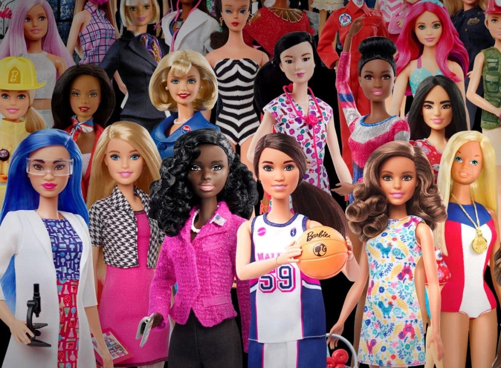数十个不同职业的芭比娃娃形象象征着他们的 NFT 收藏
