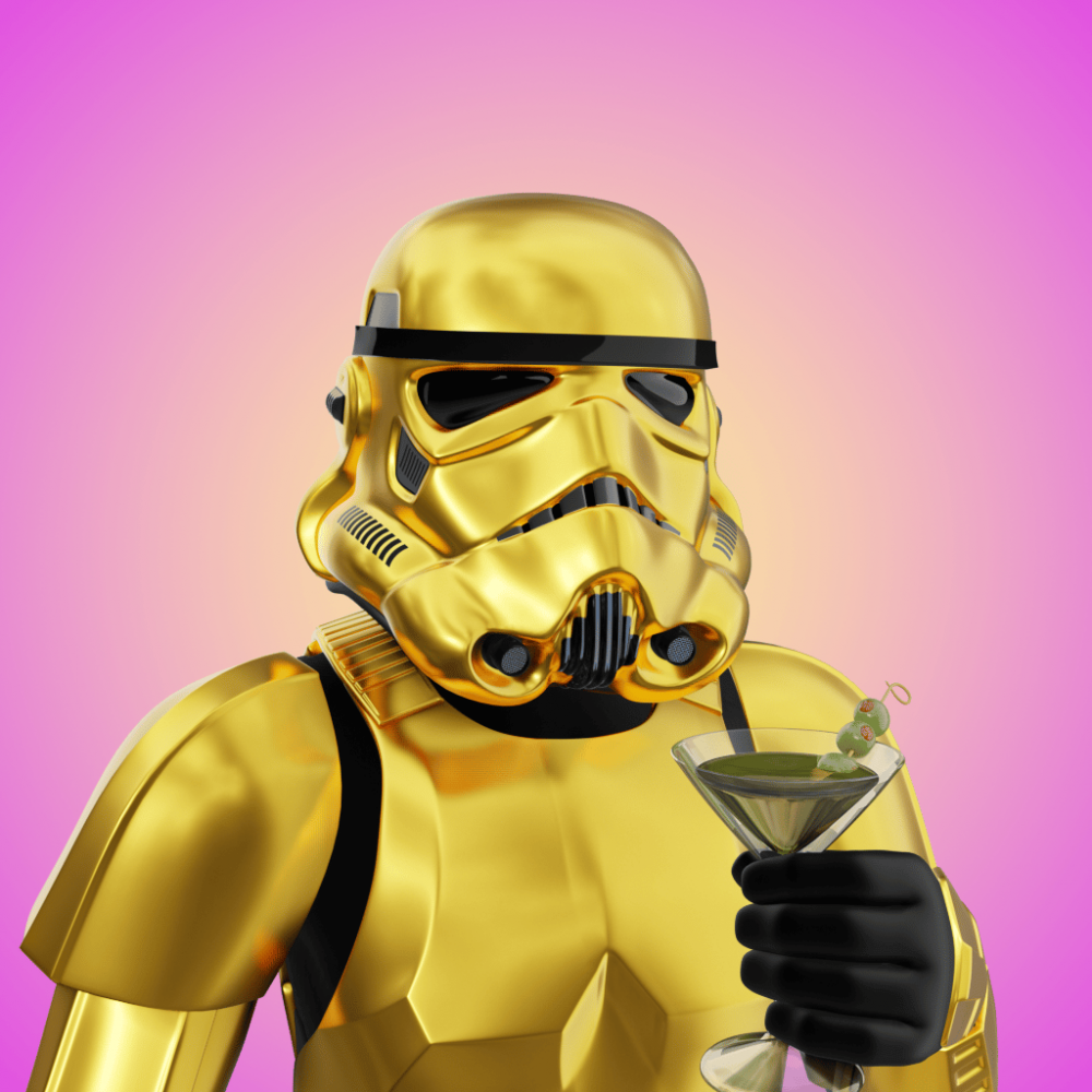 金色 Stormtrooper NFT 的图像