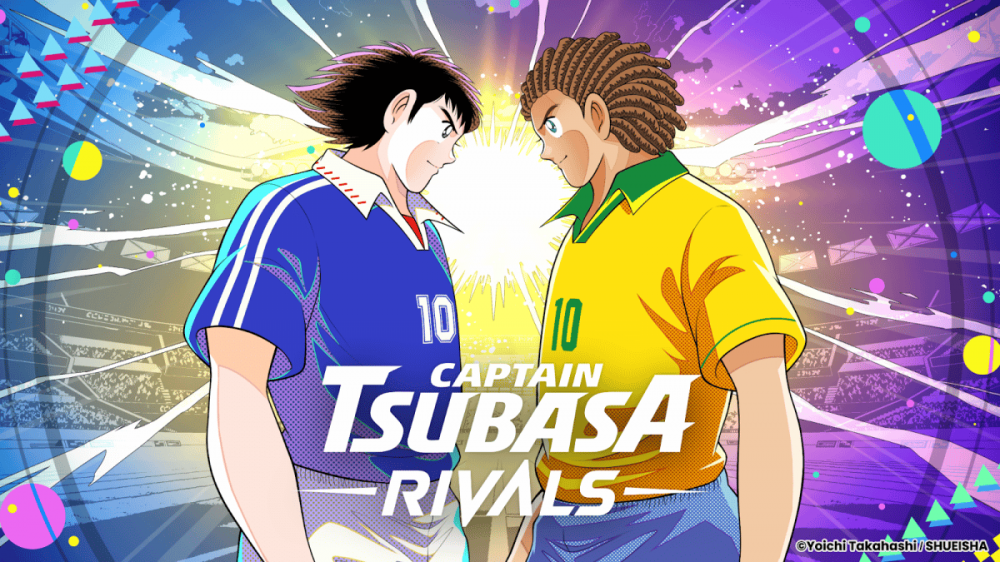 队长 Tsubasa Rivals NFT 智能手机游戏两名足球运动员的形象