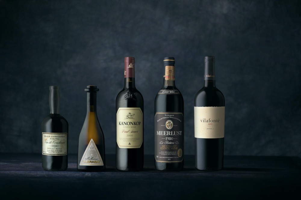 几瓶南非葡萄酒的图像