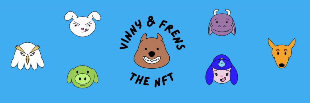 来自 Vinny 和 Frens 的熊角色的卡通形象。