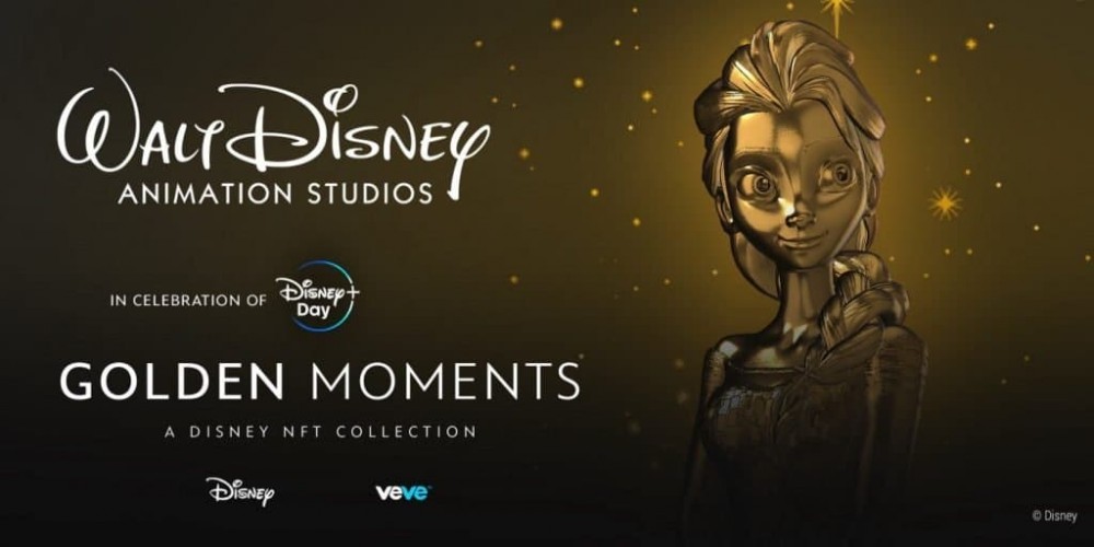Walt Disney Animation Studios Golden Moments NFT 以《冰雪奇缘》中的 Elsa 为主角