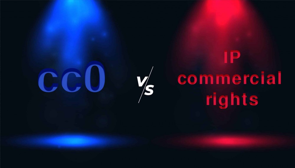 cc0 vs IP 商业权利摘要图像