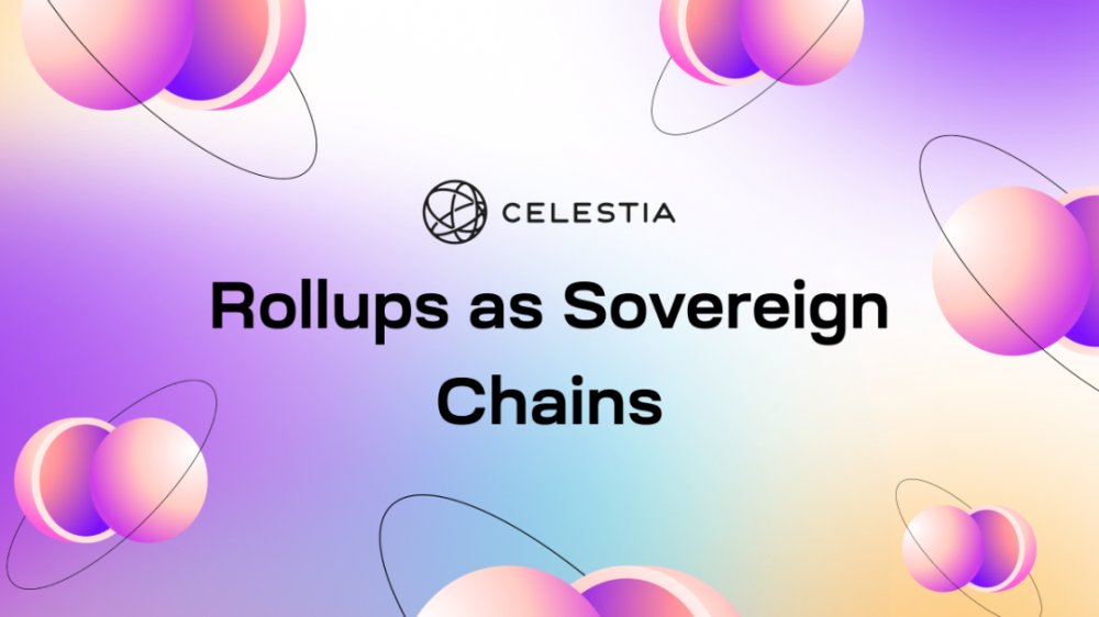 在Celestia上，Rollup是如何被用作主权链的？