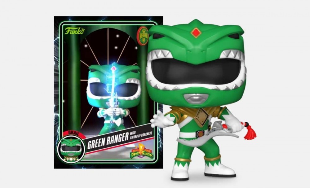 Power Rangers x Funko Pop NFT 数字收藏品 Green Ranger 角色。