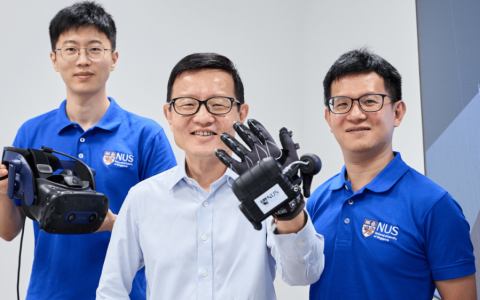 新加坡大学发明手套让你感受虚拟世界